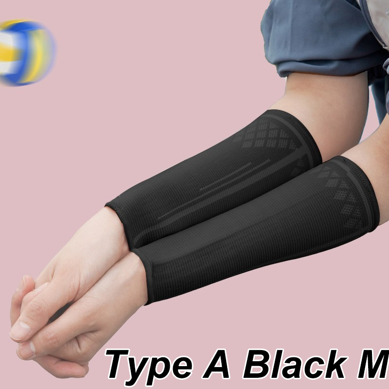 1 Paar Volleybal Arm Guard Polssteun Mouwen Passeren Onderarm Mouwen Oefening Pols Beschermer Sport Ademende Polsband: Paars