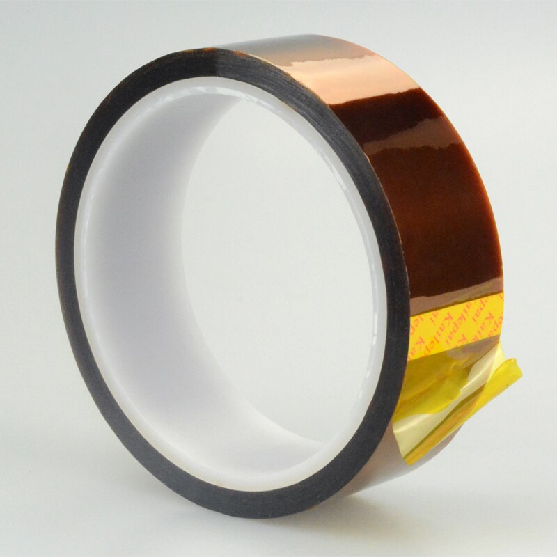 10Meters/Roll High Temperature Polyimide Double-Sided Tape 3D Printing Board Electronic Components Heat Insulation Protection
