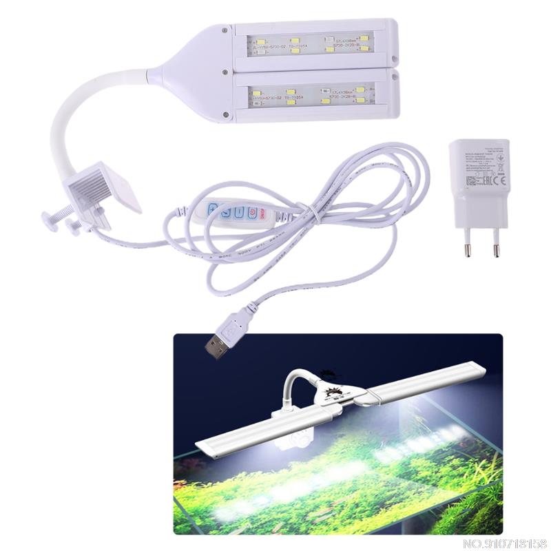 Ampoule LED à clipser pour Aquarium 100-240V, lumière blanche, éclairage pour croissance de plantes aquatiques, directe D18 20