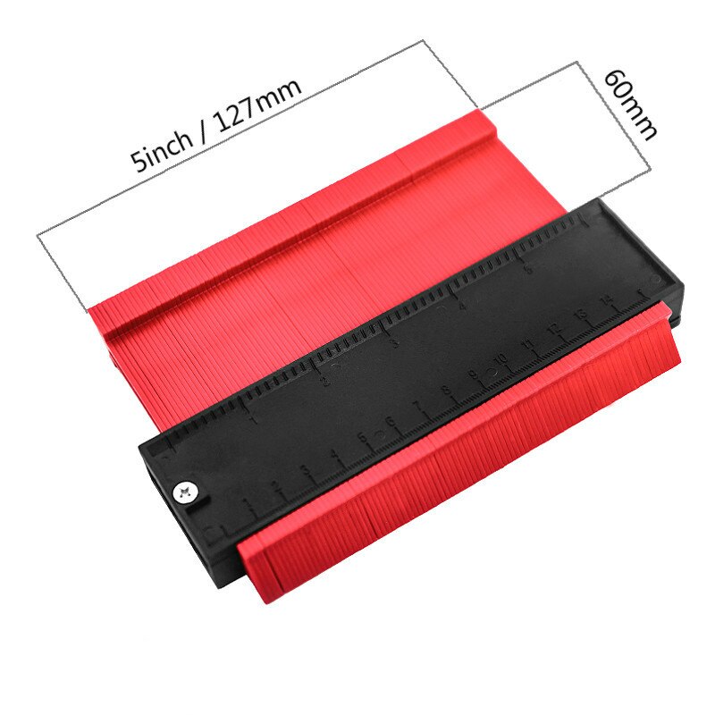 Contour Gauge Plastic Profile Gauge Multifunctional Shape Duplicator Edge Shaping Measure Ruler for Precise: Type-B