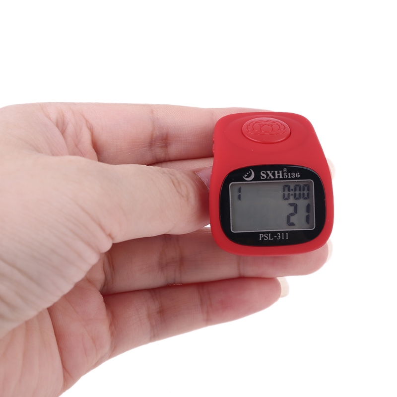 Mini elektronische handteller LED-display 6 digitale vingertelteller 8 kanalen