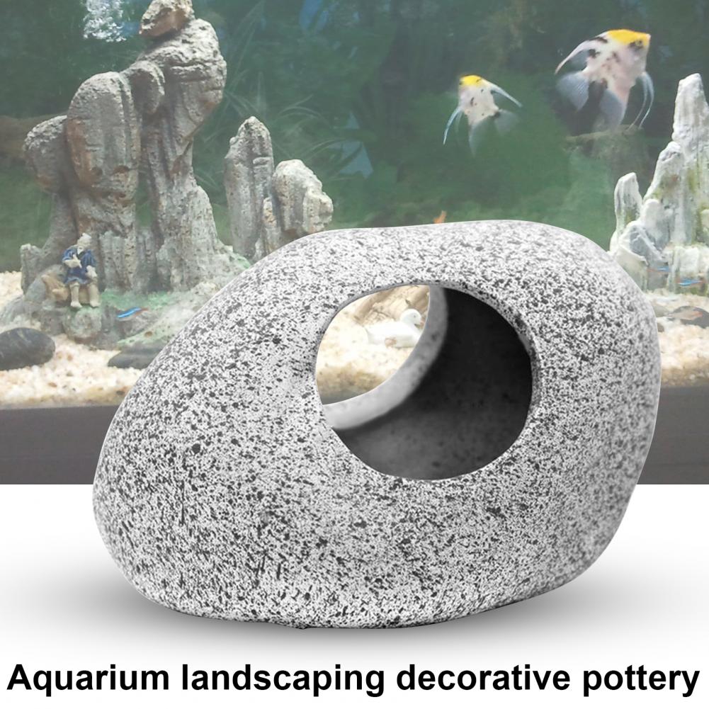 Rock Cave Harmless Hiding Stone House Delicate Aquarium Decoration Great Hiding Breeding Fish Rock House