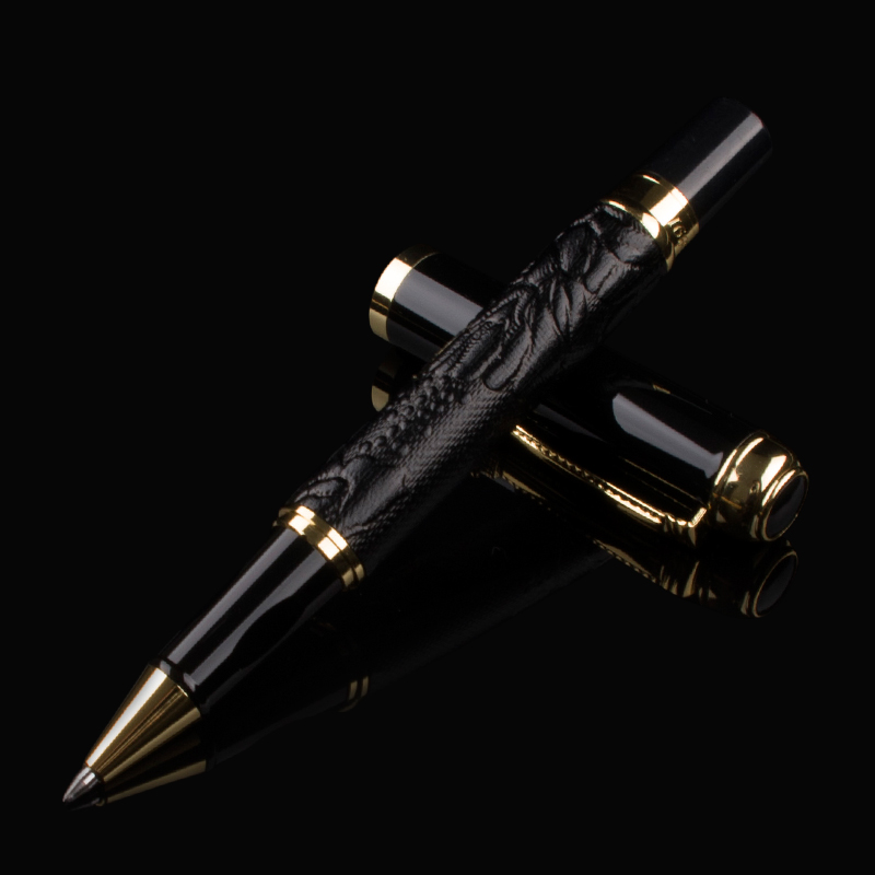 Luxe klassieke rode Lederen druif patroon rollerball klassieke pen briefpapier verkoop: Q