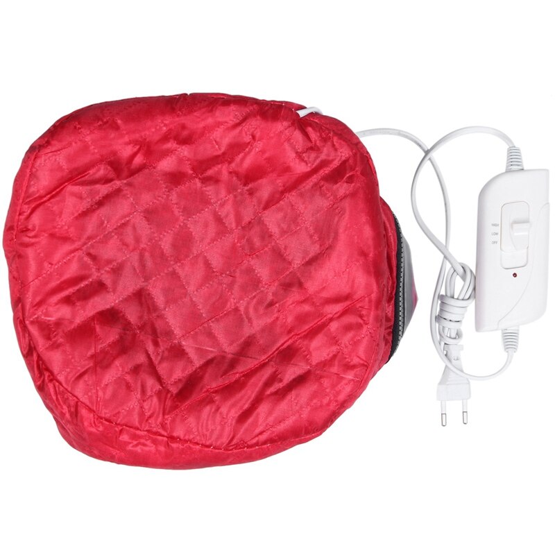 Hair Mask Thermal Heating Temperature Controlling AC100-240V All Types Electric Hair Steamer 50-75W 50-60Hz Cap Eu Plug: Default Title