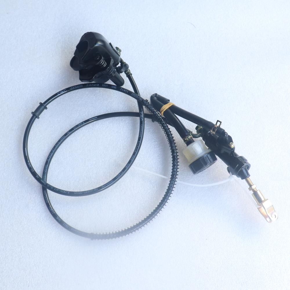 Motorcycle parts Hydraulic Rear Brake Calipers Pad Assembly System for Go kart part 150cc 250cc ATV Quad Dirt Bike Dune Buggy