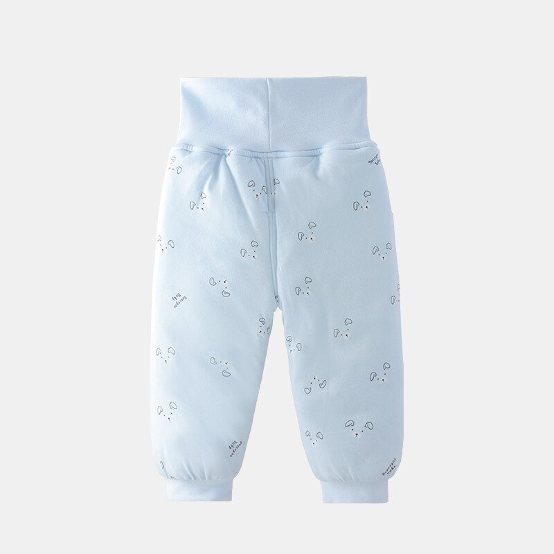 -né pantalon automne hiver pur coton sommeil pantalon pour bébé garçons filles infantile épaissir pantalon enfants solide pyjamas: 196703-3 / 3M suit 59cm