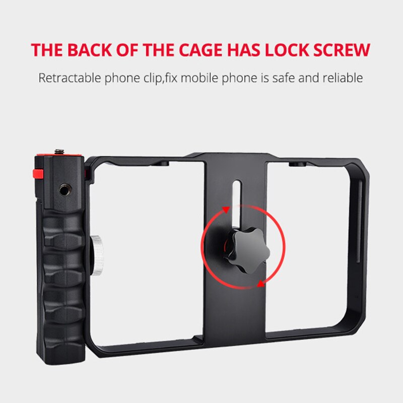 Video Camera Cage Stabilizer Film Making Rig for Cell Phone Handheld Bracket JHP-Best