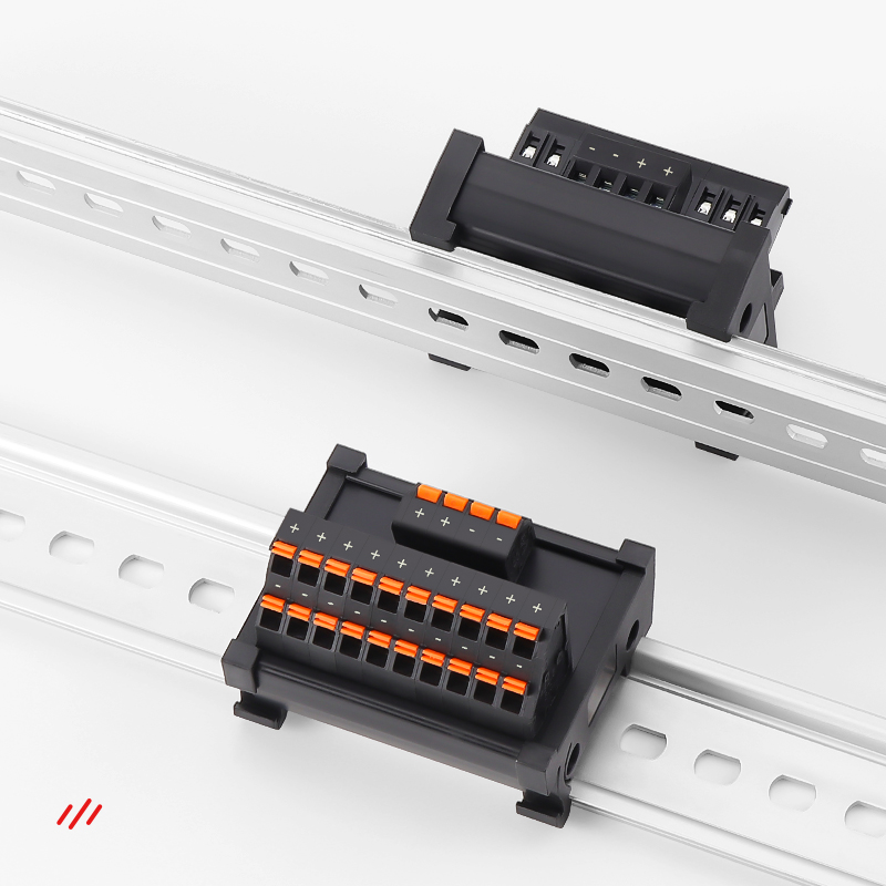 ENMG Screw terminal Save Wiring Split Terminal Block ECTB 10A Power Splitter PLC Terminal Block One to One One One to One 10~64