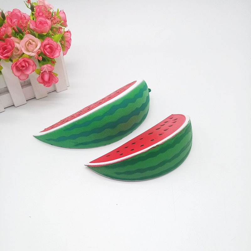 Gorący nowy Squishy śliczne Smiley arbuz krem wycisnąć zabawki powolne rośnie zabawki dekompresyjne Squishies zabawki z wyprzedaży prezent