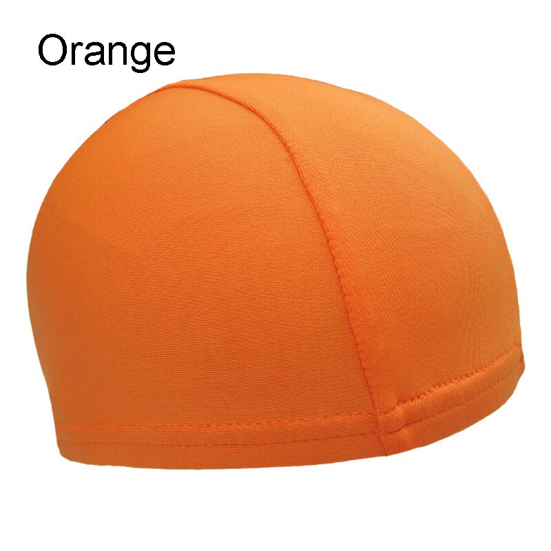 Soft Helmet Liner Quick-dry Skull Cap Under Helmet Cycling Headgear Bicycle Sports Breathable Beanie Adults Unisex D: Orange