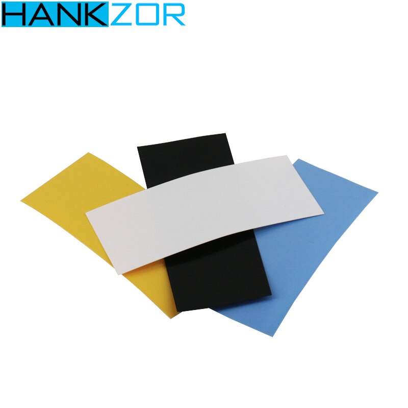 100Pcs 18650 Lithium Battery Heat Shrinkable Sleeve Battery Cover Skin Pvc Heat Shrinkable Film Shrink Tube