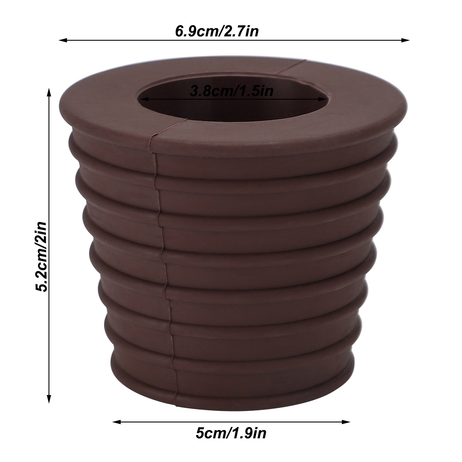 Patio Table Umbrella Tapered Wedge Ring Fits Umbrella Pole for Terrace Table Hole Opening Parasol Base Stand Cone Wedge