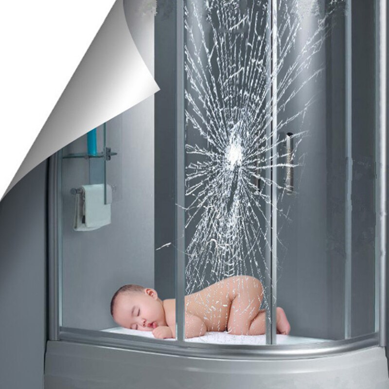 50cmX152cm 4mil transparent safety explosion-proof car decorative glass protective window film