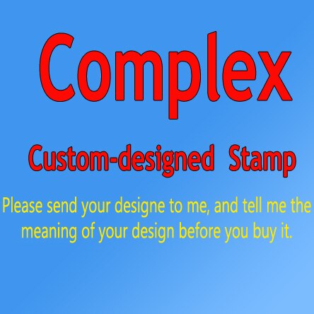 Chinese Seal cutting Custom Stamp Seal of words patterns Art Supplies: Complex design