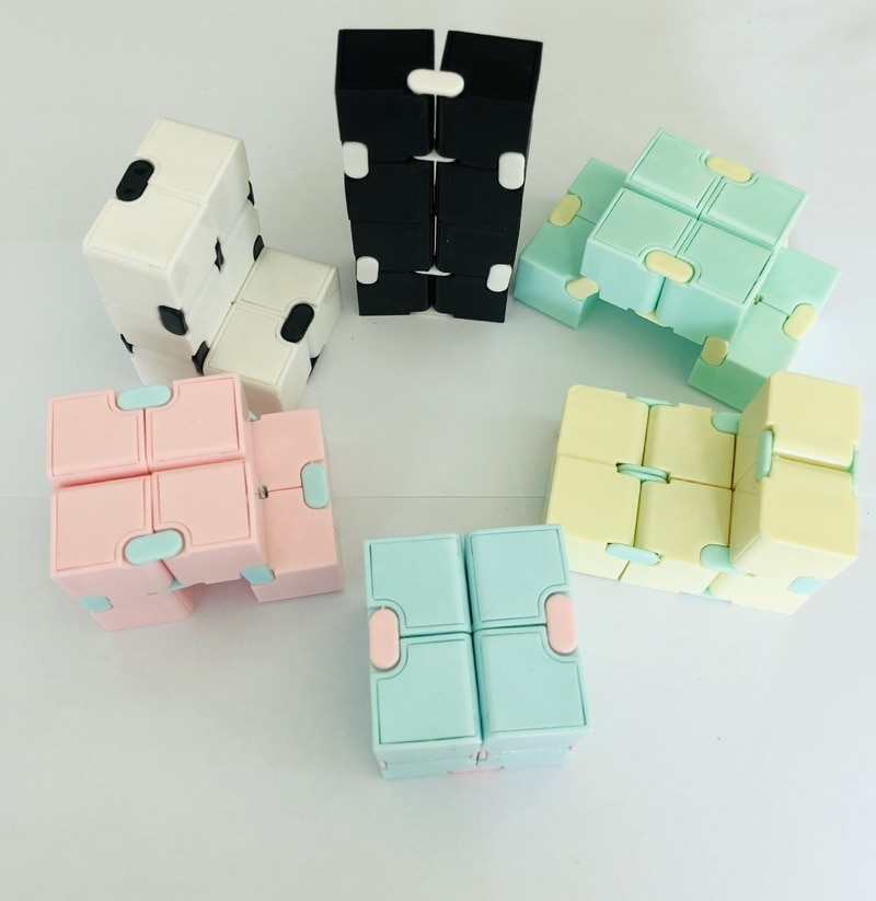 2022 Antistress Infinite Cube Infinity Cube Office Flip Cubic Puzzle Stress Reliever Toys Autism Toys Relax Toy for Adults