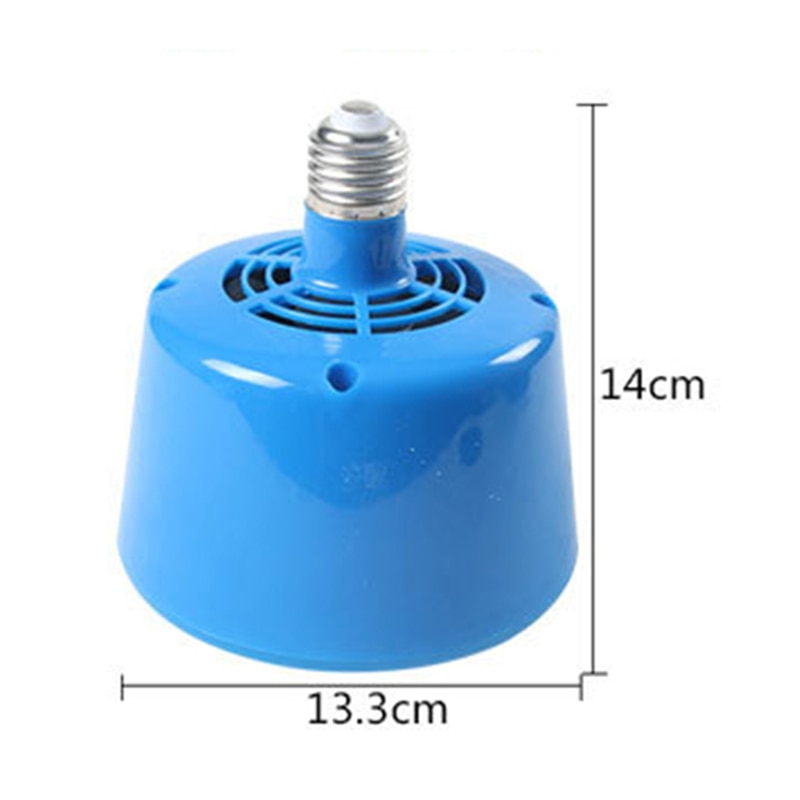 1pc Poultry Heating Lamp 13.3x14cm 220V 3LED Heating Lamp Light Livestock Brooder Chicken Hatching Bulb