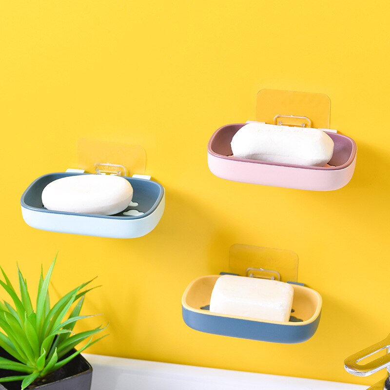 10Pcs Glue Hooks Plastic Adhesive Hook Wall Sticky Mount Hanger Rack Double-sided Paster Waterproof Hook Kitchen Bathroom Hook