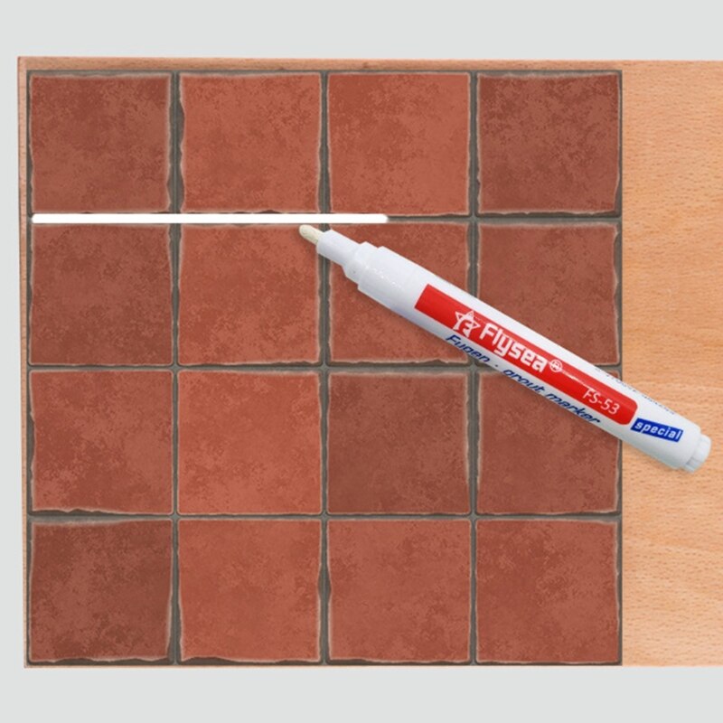 Tegel Hiaten Reparatie Kleur Pen Waterdicht Dirt-Proof Mooie Naad Vloer Opfriscursus N84A