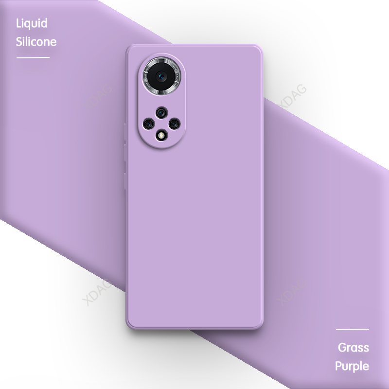 Weiche handyhülle für huawei nova 9, nova 9 Profi, 9 Profi  se 5g, kontrastierende, einfarbige, stoßfeste luxus-rückseite aus flüssigem silikon: Polyester / Elfenbein