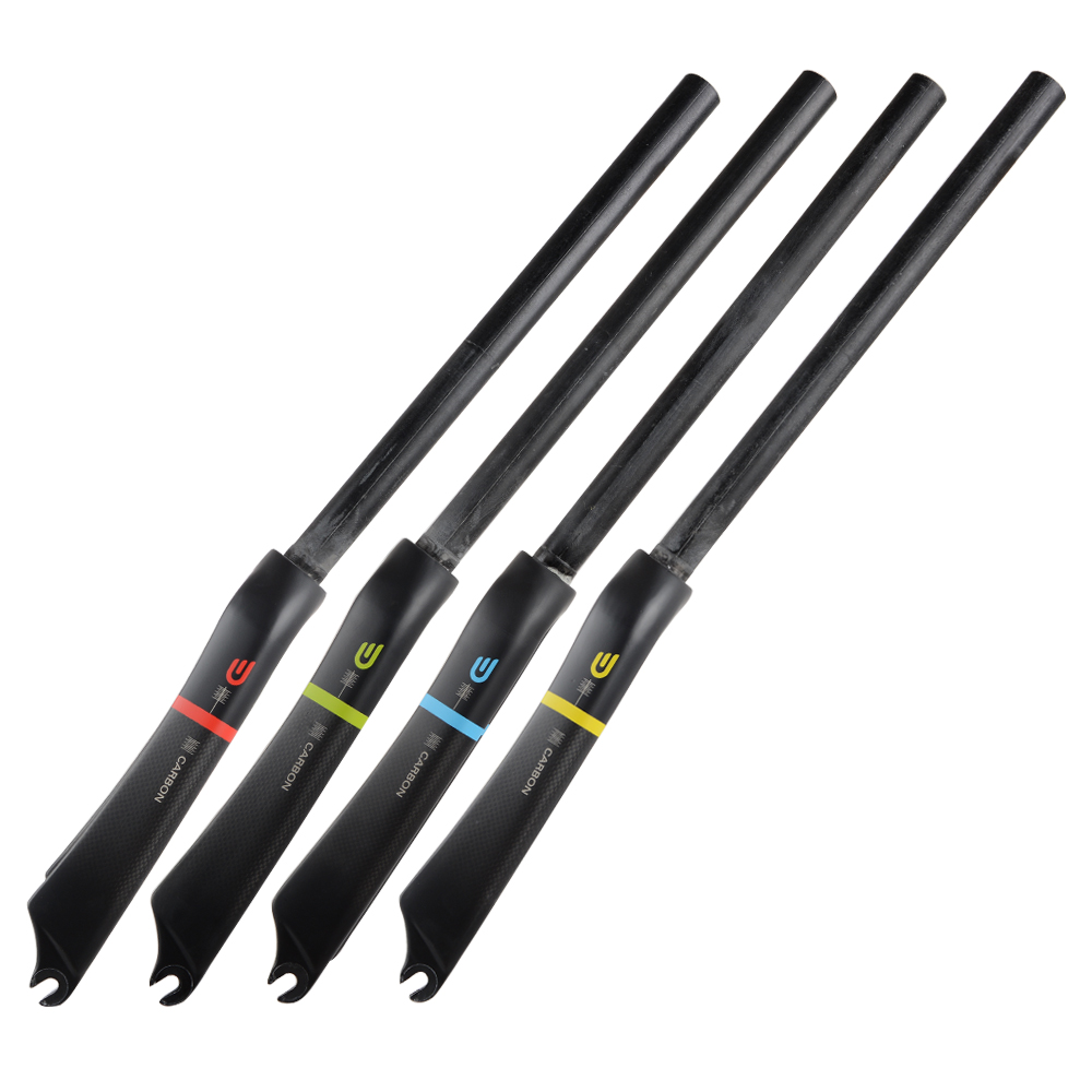 DODICI-horquilla plegable mate 3K de fibra de carbono para bicicleta, 20 pulgadas, horquilla de fibra de carbono para bicicleta, freno C, calibre de horquilla BMX de 28,6mm