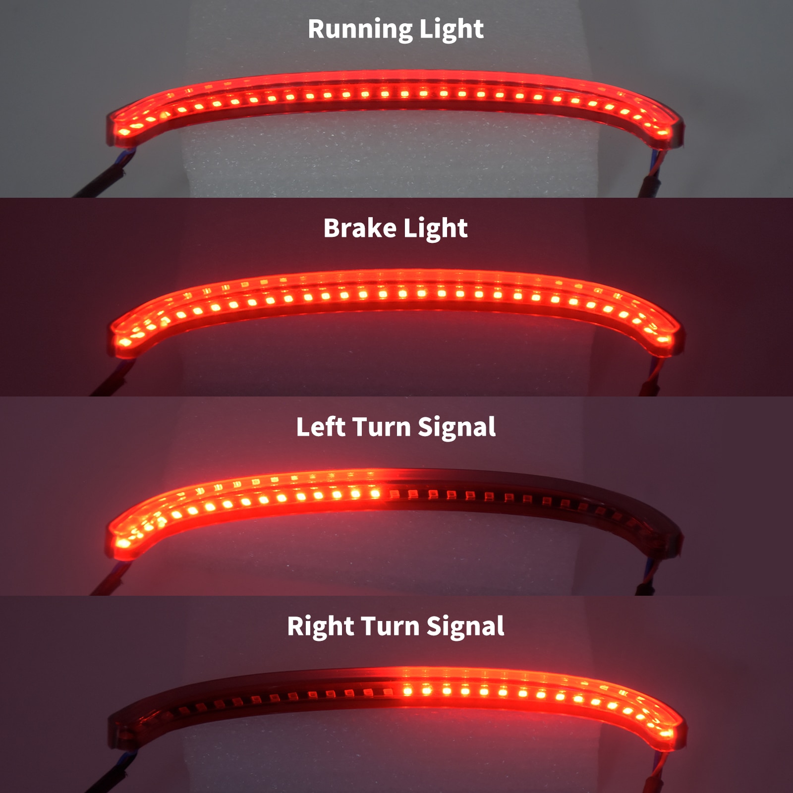 Feu arrière de moto à LED pour Harley Softail Heritage FatBoy Slim, assemblage de clignotant, feu de stop, Standard 18-22