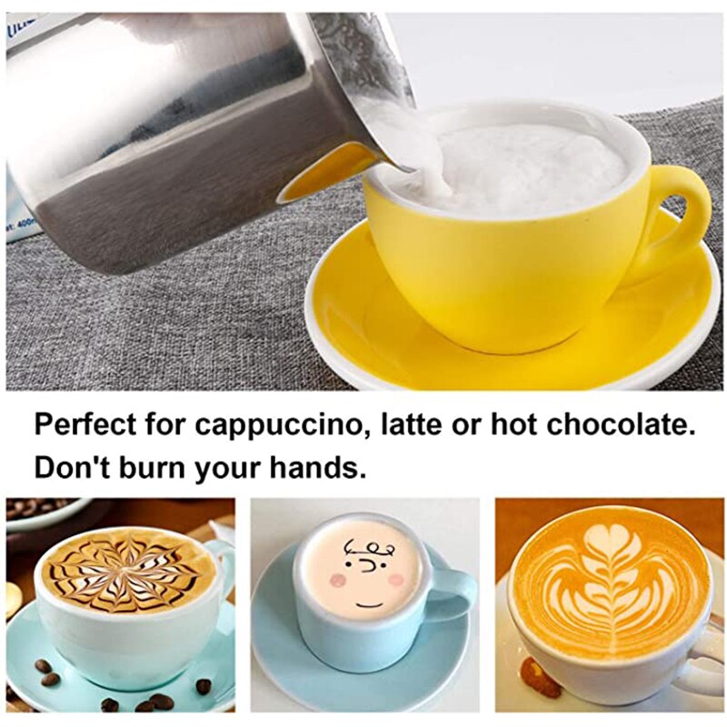 Handmatige Melkopschuimer Roestvrij Staal Koffie Foamer Double Mesh Melk Creamer Koffie Thee Schuimende Gereedschap Keuken Accessoires