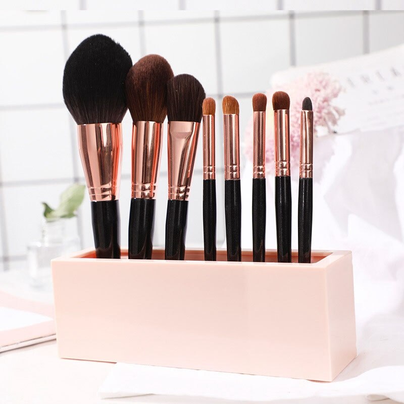 Ic Siliconen Make-Up Kwasten Houder Portable Make Up Borstel Houder Doos Makeup Tools Storage Cosmetische Borstel Doos