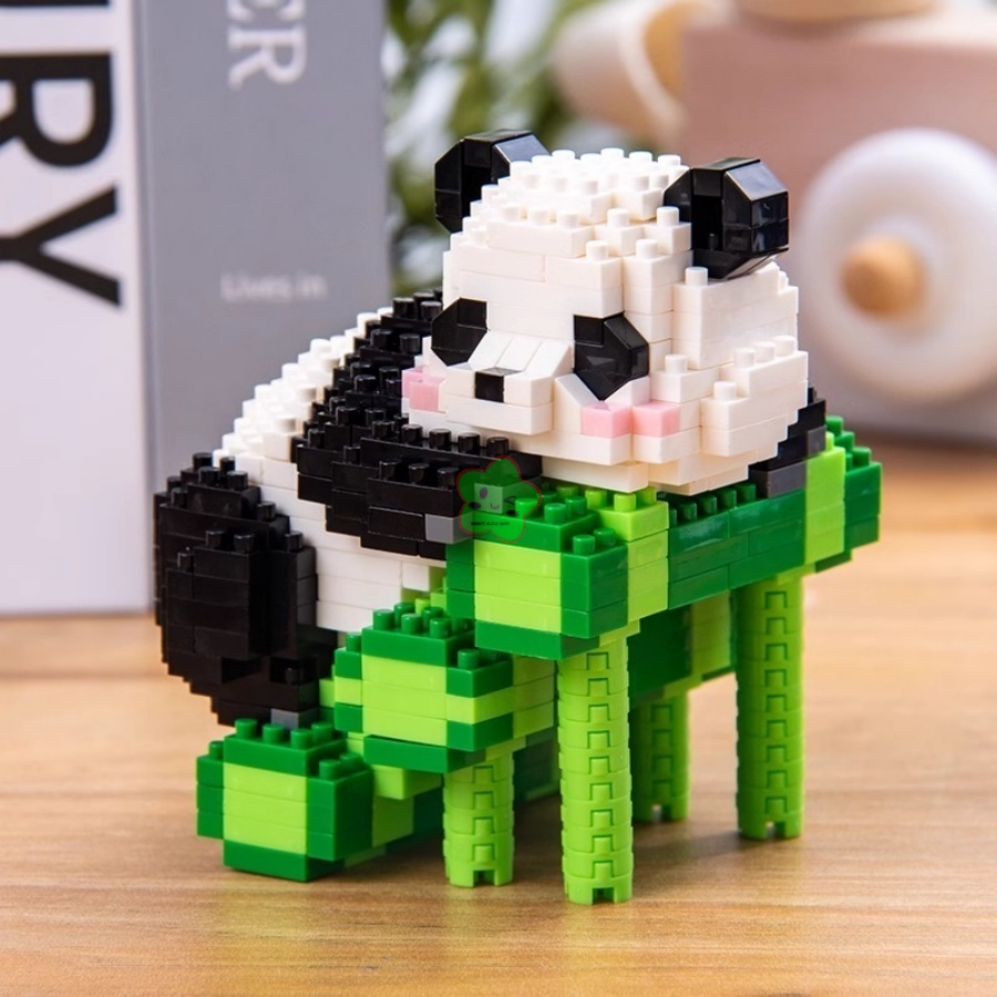 DIY Assemable Animal Cute MINI Chinese Style Animal Panda Building Block Educational Boy Toys For Children Model Bricks