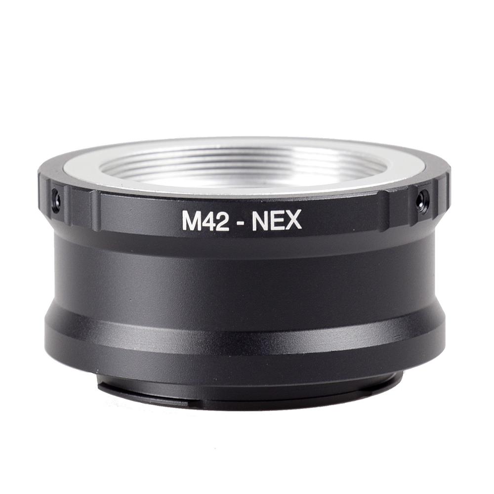 Anillo adaptador de cámara de montura de lente M42-NEX para lente M42 y SONY NEX E, cuerpo de montaje para NEX3 NEX5 NEX5N NEX7, adaptador de montaje de lente