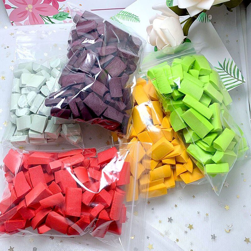 70Pcs Foam Strip Slime Mud Filler Clay Craft Sponge Strip Foam Filling Kids Toys Christmas DIY Slime Accessories Kids Toy