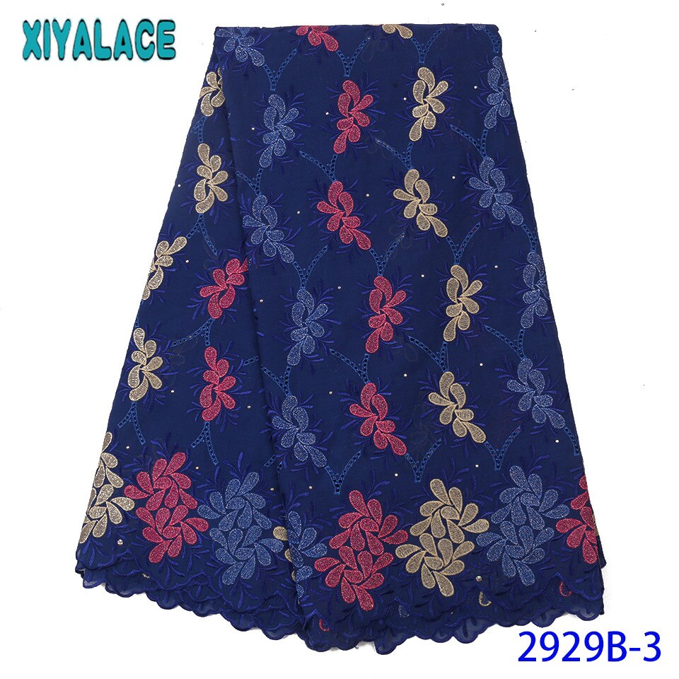 Afrikanischen stoff spitze , Neueste Grün Baumwolle spitze mit Diamanten, spitze Afrikanischen stoff für frauen KS2929B-4