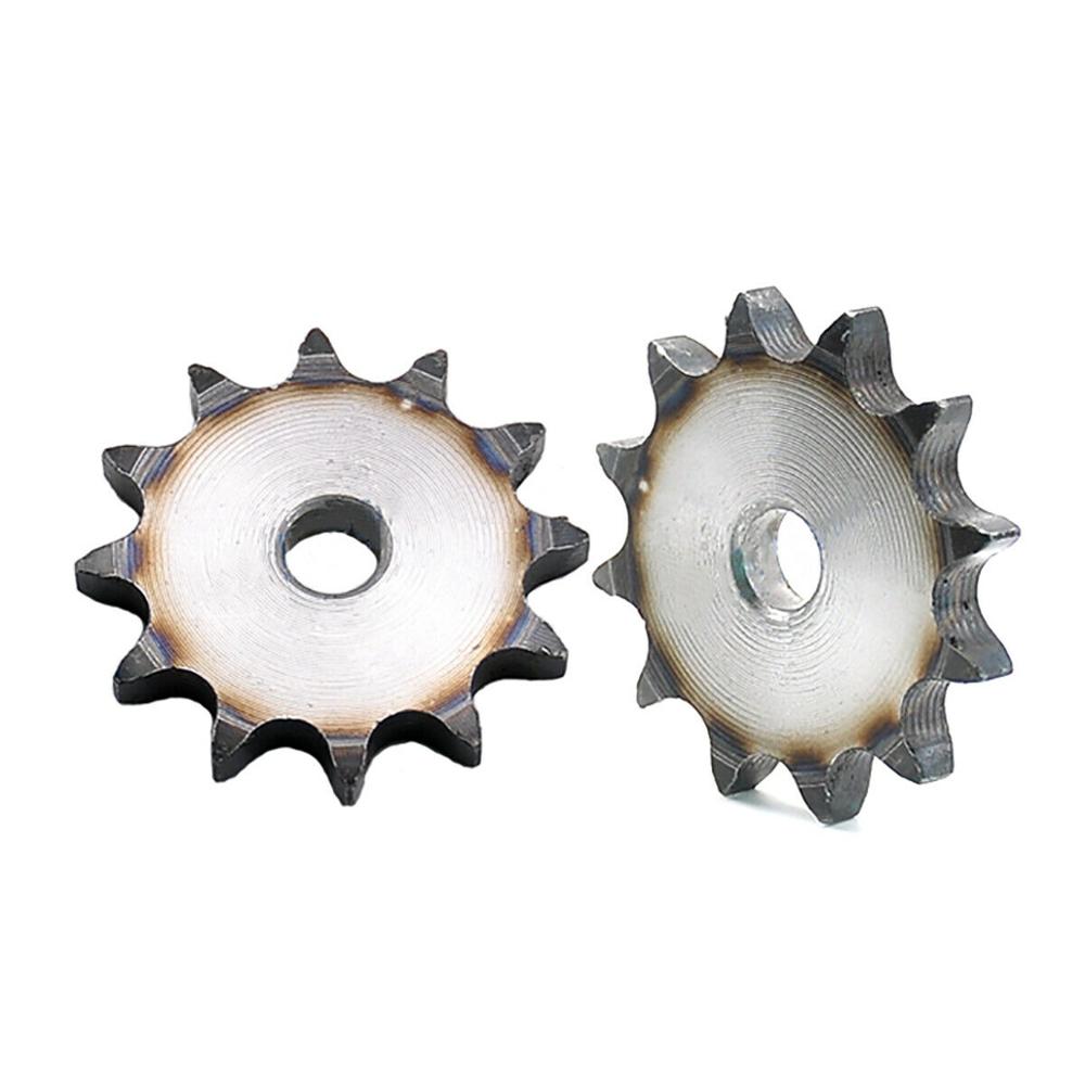 1Pcs Flat Chain Gear 08B 11 Teeth To 25 Teeth Sprocket Wheel A3 Steel Quenching