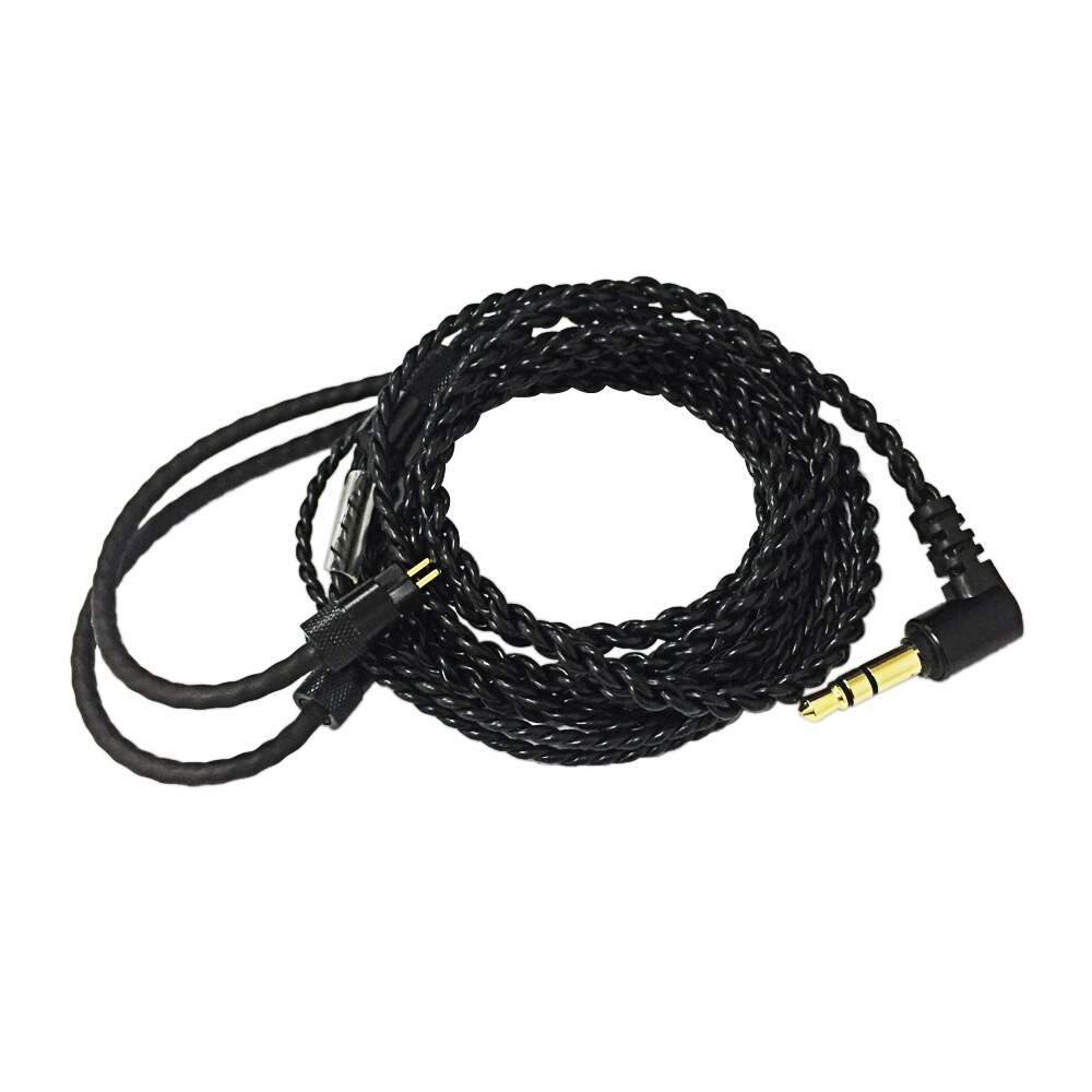 In-ear Monitor Cable Braided Replacement Earphone Cable Wire IEM Cable 0.78 mm 2 Pin Prong Connector