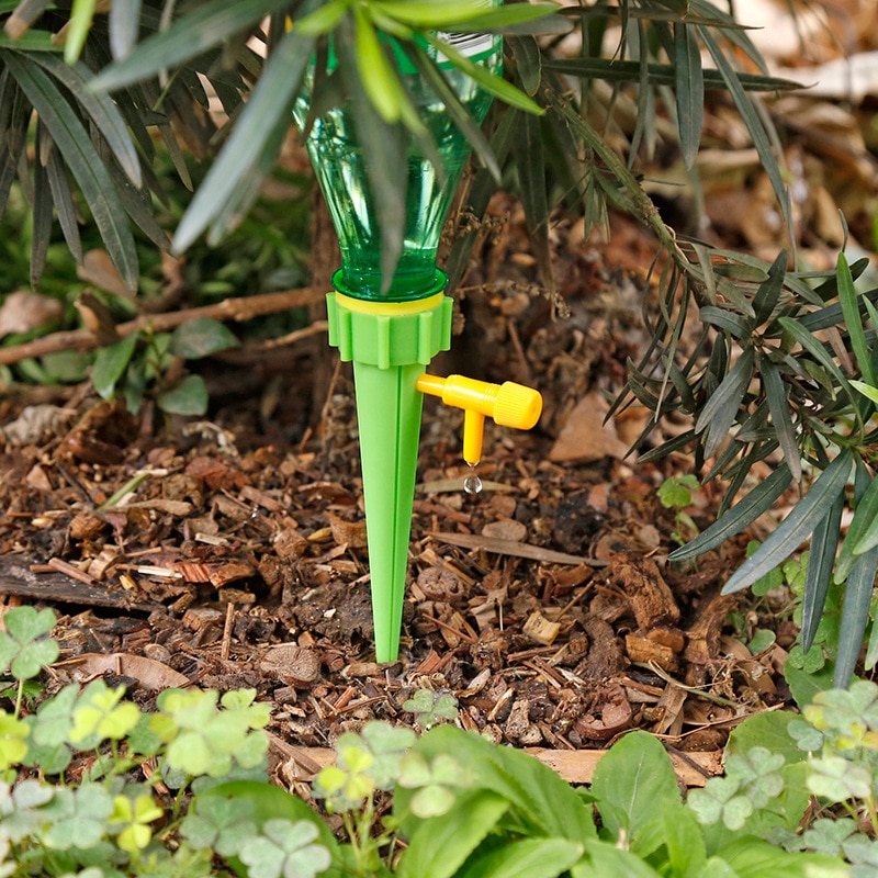 Dispositivo de riego automático, válvula de Control con interruptor, Hombre perezoso de goteo permeador de agua, riego automático, herramientas de Agricultura, Riego de plantas