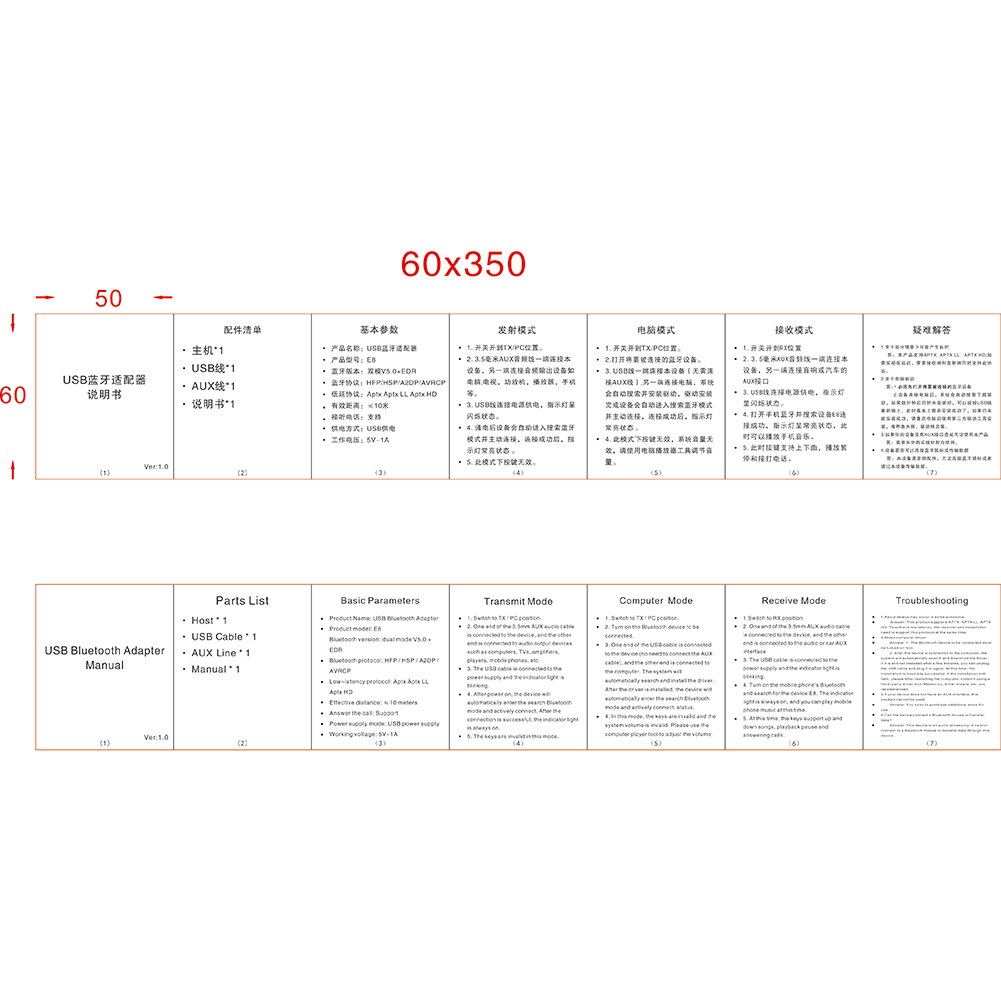 3 in 1 EDR adattatore Bluetooth Plug Play comodo funzionamento rapido PC TX RX ricevitore trasmettitore Dongle Audio Wireless