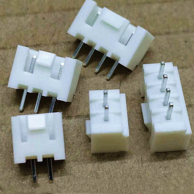 20 teile/los XHB 2,54 MM Stecker mit Schnalle 2/3/4/5/6/7/ 8/9/10 Stift 2,54mm Männlichen Buchse Gerade Stift Header Anschlüsse