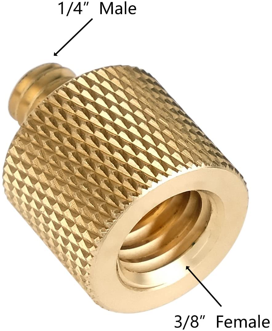 22Pack Camera Schroef Adapter 1/4 1/4 Schroef 1/4 3/8 Statief Schroef Adapter Converter Messing Schroef Adapter Spigot schroef Mount