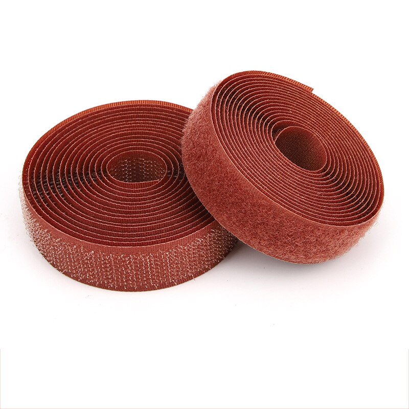 4cm Width Hoop and Loop no adhesive fastener stick clothing tape sewing magic hook loop sticker strip strap stick strip: Color 09