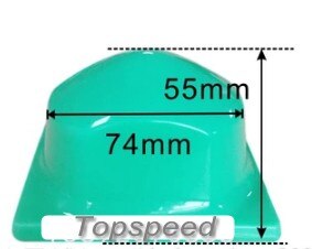 74x60mm pad in gomma di silicone testa per tampografia pad macchina stampante base in legno