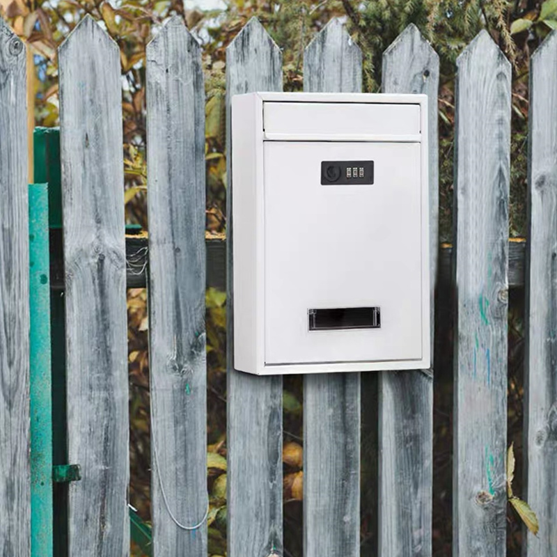 ALWASYME Wall Mounted Mailbox Vertical Locking MailBox Front Porch Residential Outdoor For Postal Service Garden Apartment