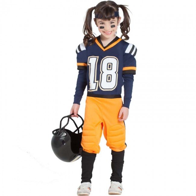 Déguisement Football américain NFL pour fille 5 à 6 ans