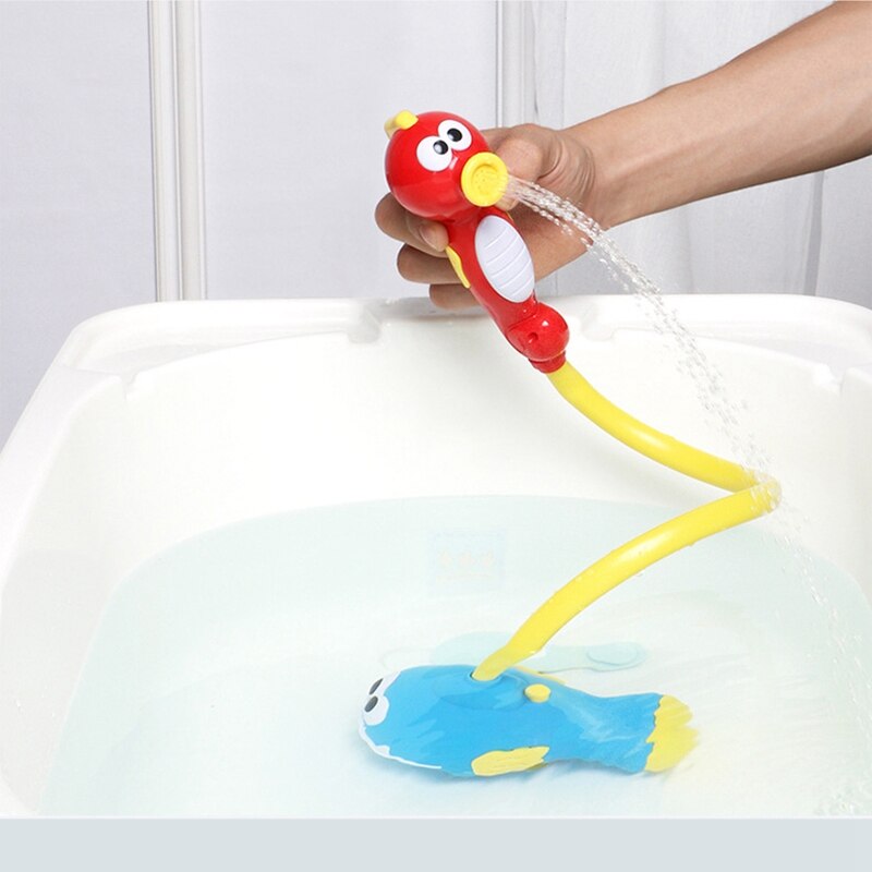 Baby leker med vattenbad leksak pojke och flicka vatten spray tecknad ubåt elektrisk dusch bad leksak