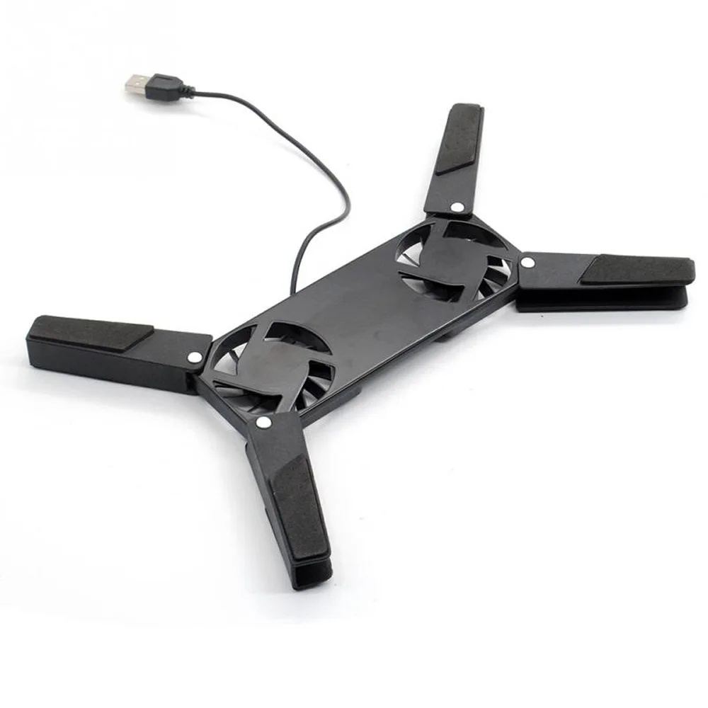 Folding Notebook Cooler Pad Computer Heat Sink Board Portable Laptop Stand Desk Accessory Efficient Heat Dissipation: Default Title