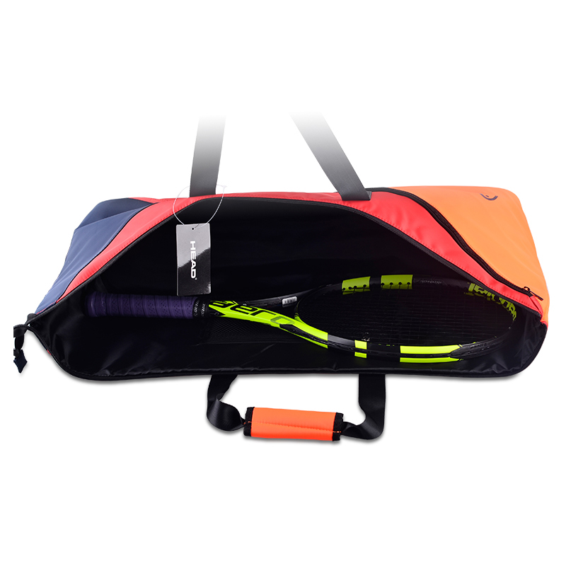 Head tennis taske padel ketcher sport træningspose kan rumme 2-3 tennisracketer badminton squash håndtaske