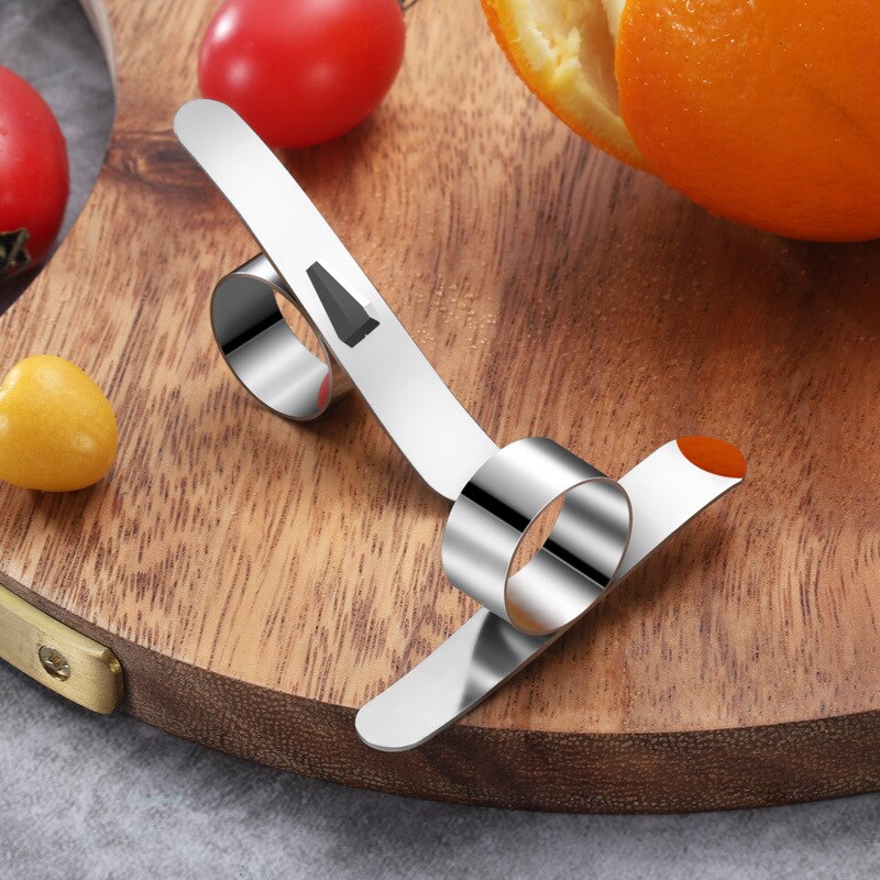 Orange Peeler Stainless Steel Round Citrus Peelers Affordable Orange Skin Remover Opener Fruit Slicer Tools Kitchen Accessories