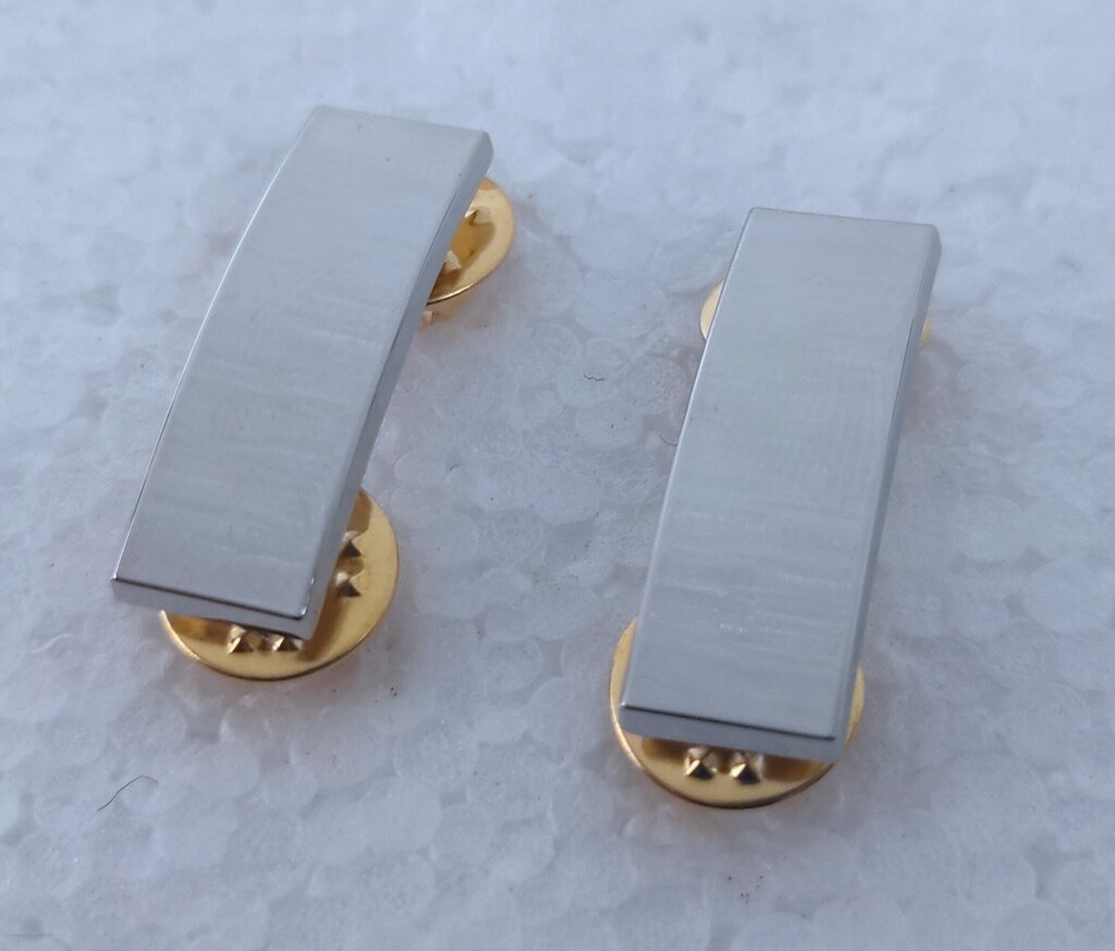 tomwang2012.US USMC MARINE CORPS STAFF MAJOR WARRANT OFFICER INSIGNIA RANK METAL BADGE EPAULETTE DEVICE LAPEL PIN: Khaki