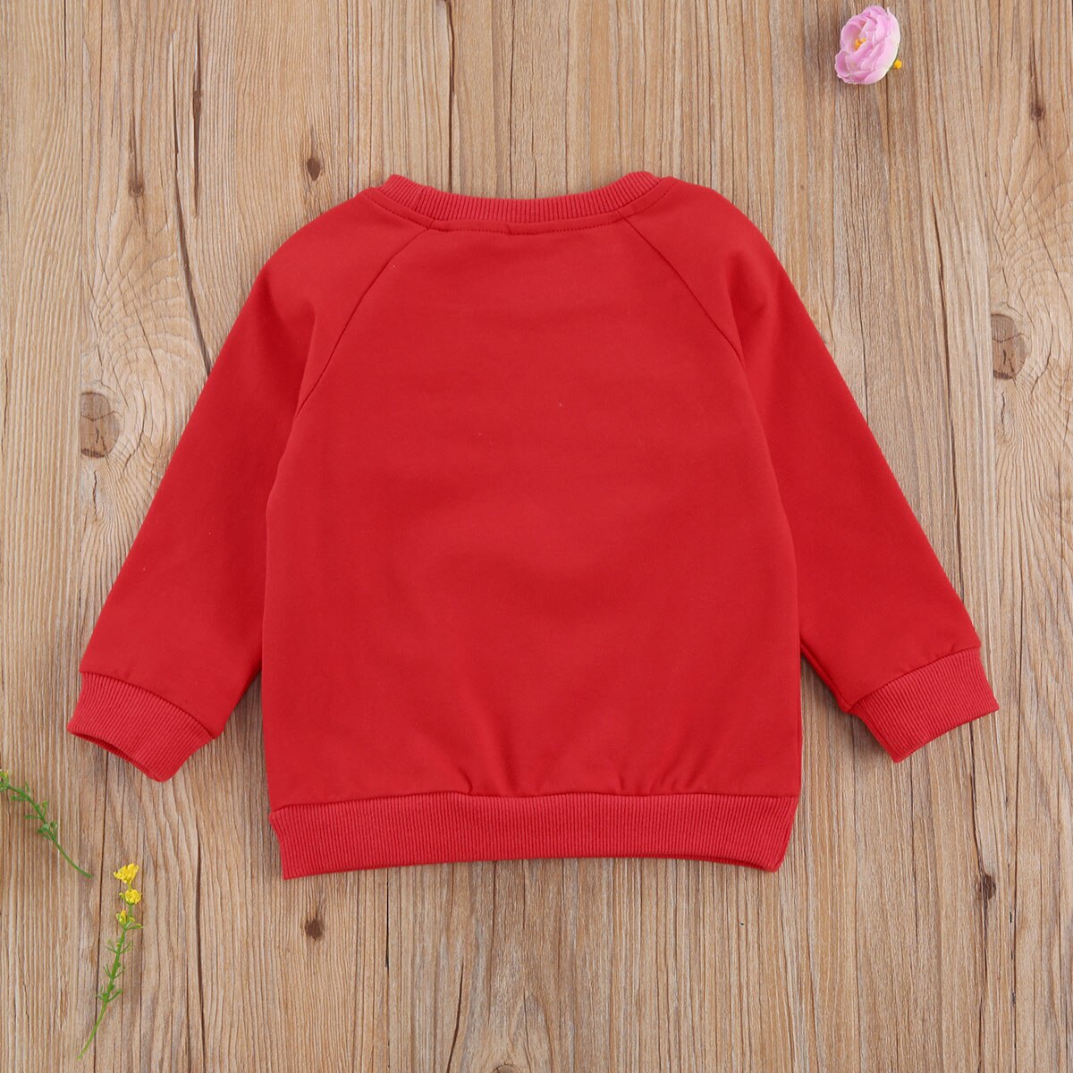 Focusnorm Herfst Peuter Kinderen Meisjes Jongens Sweatshirt Brief Afdrukken Trui Lange Mouw Mooie Tops Outfits 1-6Y