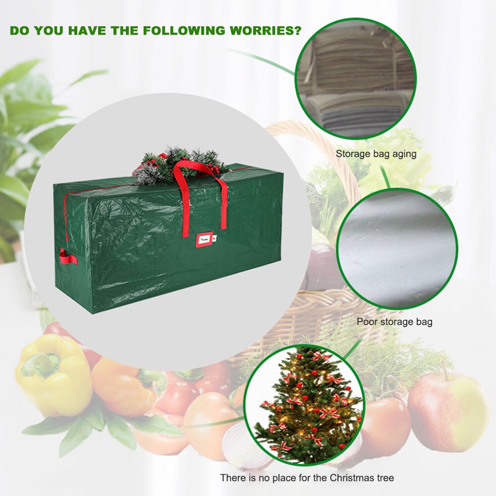 Extra Large Christmas Tree Storage Bag Dustproof Cover Protect Waterproof Quilt Clothes Warehouse Storage Bags Organize Tool