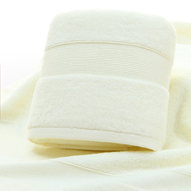 Sneldrogende Puur Katoen Verdikte 650G Voor Thuis En Comfort Grote Badhanddoek: Beige
