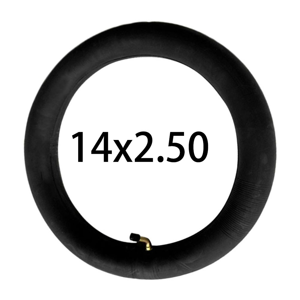 Tillbehör innerslang slang elcykel för elcykel del delar 1 pc cykling 14 x 2.125 reservdelar 14 x 2.50 160g svart 20g: Gul